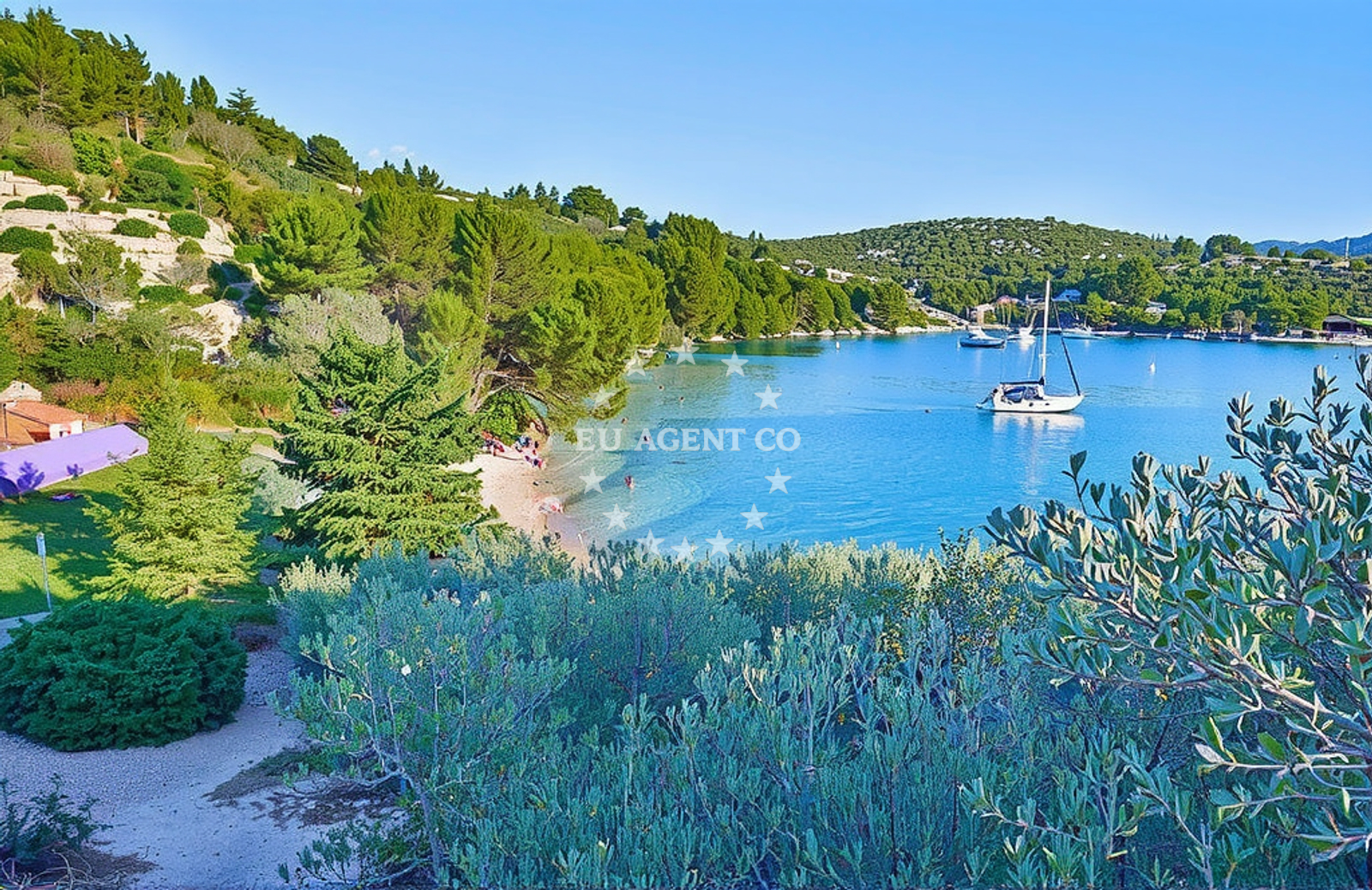 Additional view of Plitvine beach in Obala 1 Obala1 br1 stambeno/poslovni objekat/BISTROBEPPO, Vela Luka