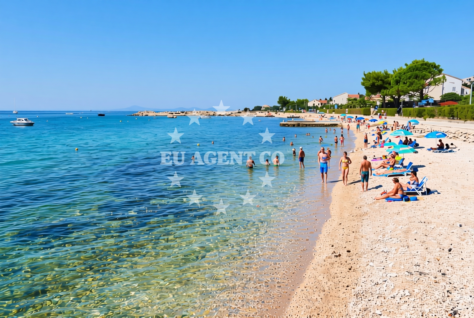 Additional view of Ploče, Novalja (Pag) Beach in Ploče