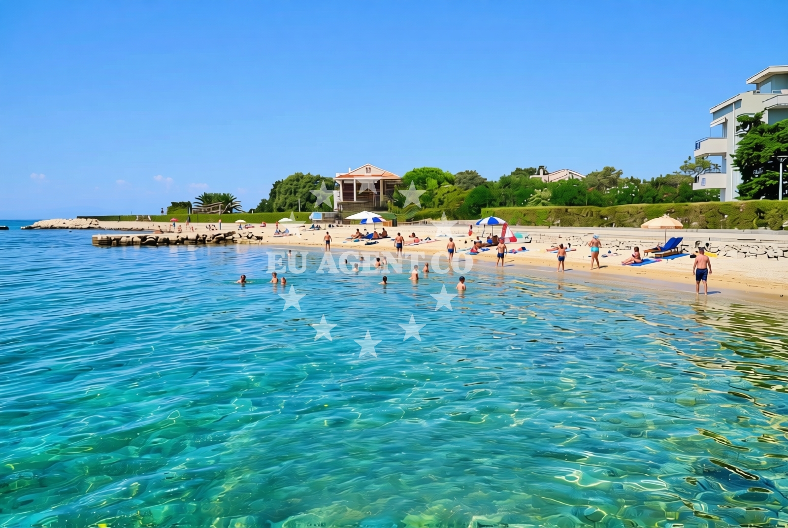 Additional view of Ploče, Novalja (Pag) Beach in Ploče