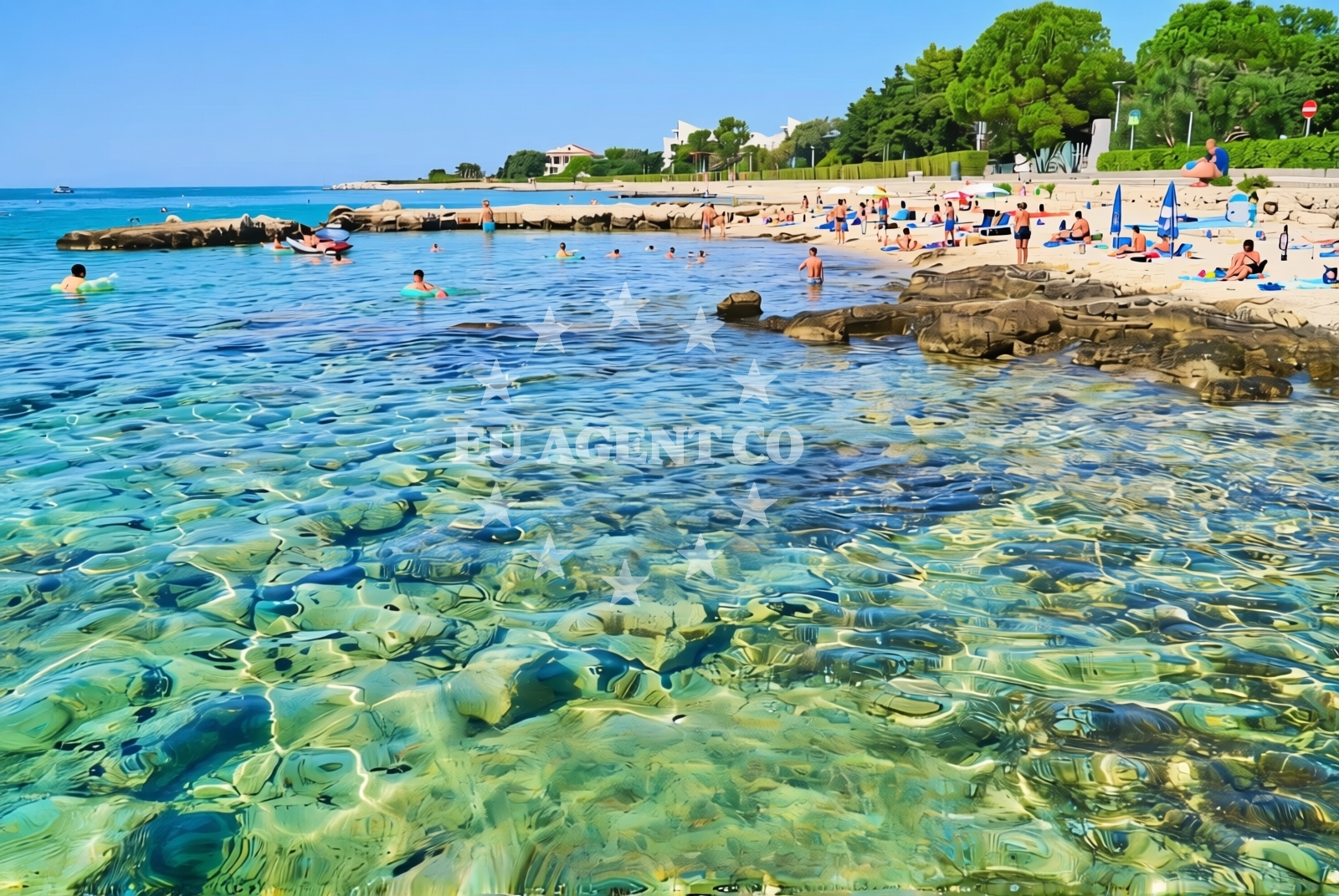 Additional view of Ploče, Novalja (Pag) Beach in Ploče