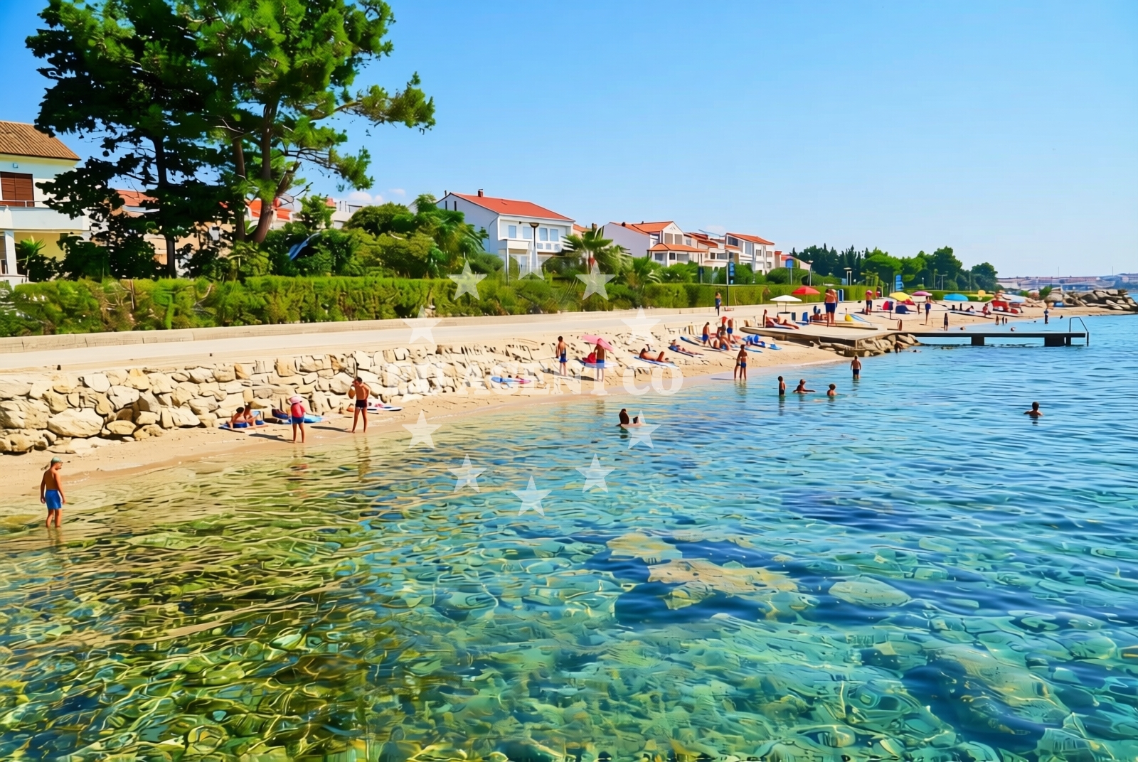Additional view of Ploče, Novalja (Pag) Beach in Ploče