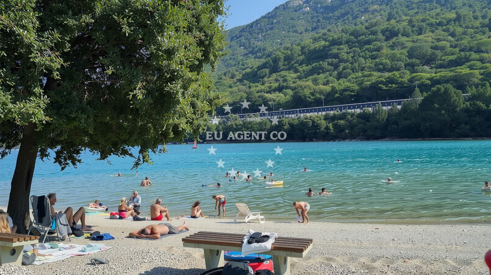 Sea and coastal view of Plomin Beach in Plomin 69B, Plomin