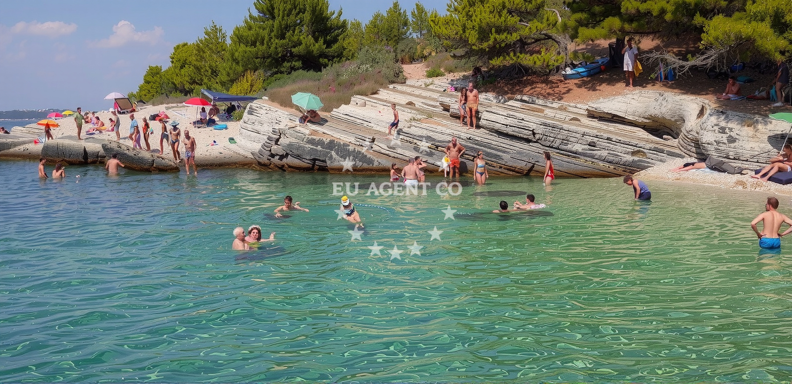 Additional view of Plovanije beach in 218 Selo 1, Premantura