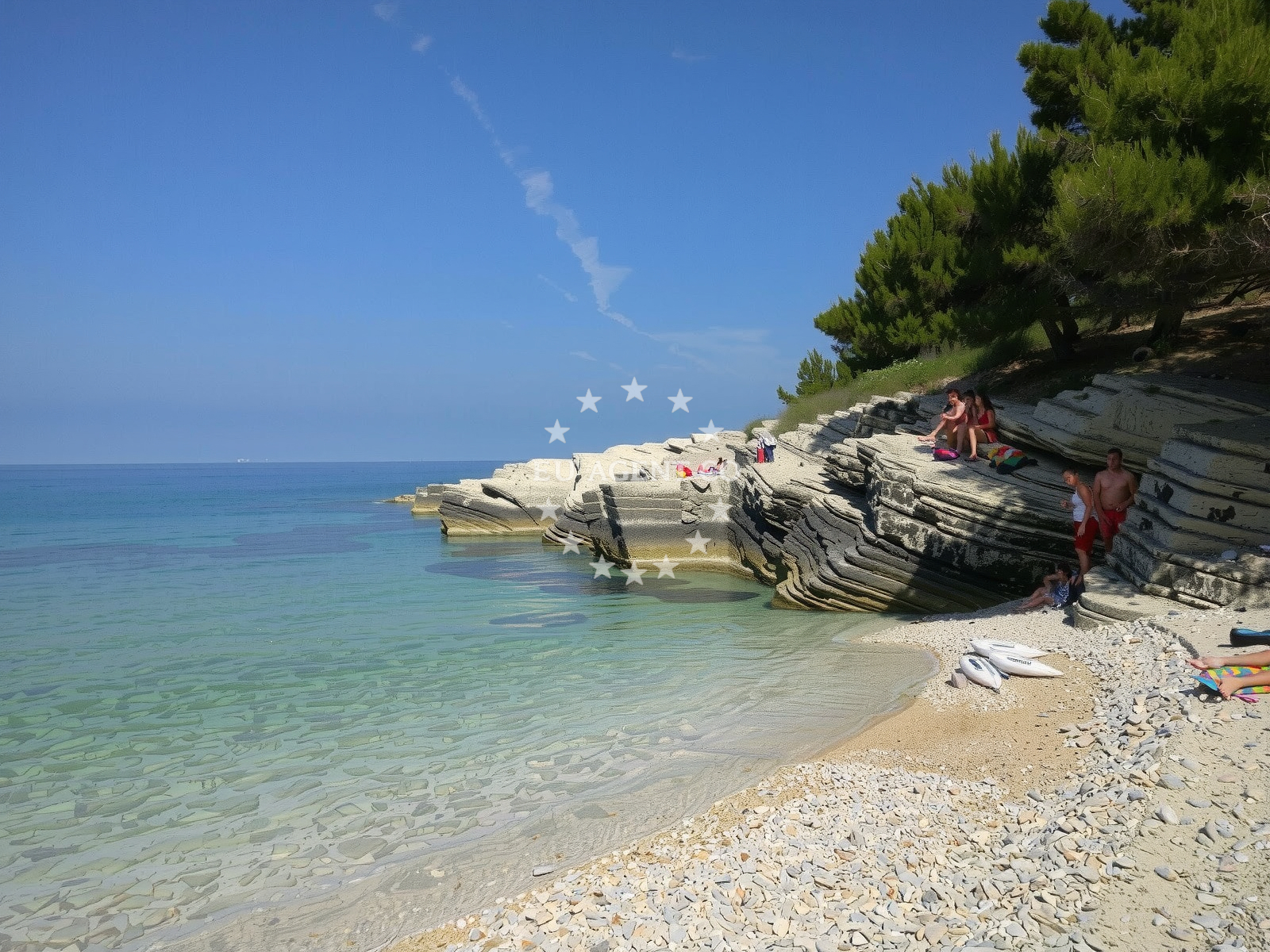Additional view of Plovanije beach in 218 Selo 1, Premantura