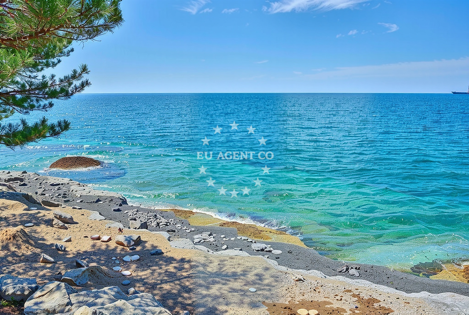 Additional view of Plovanije beach in 218 Selo 1, Premantura