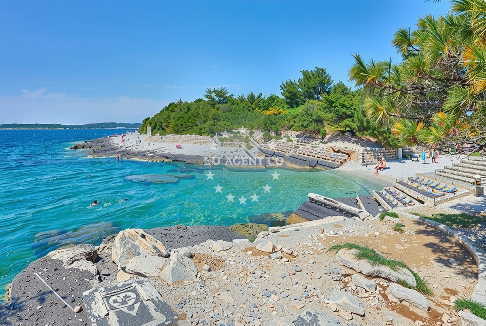 Additional view of Plovanije beach in 218 Selo 1, Premantura