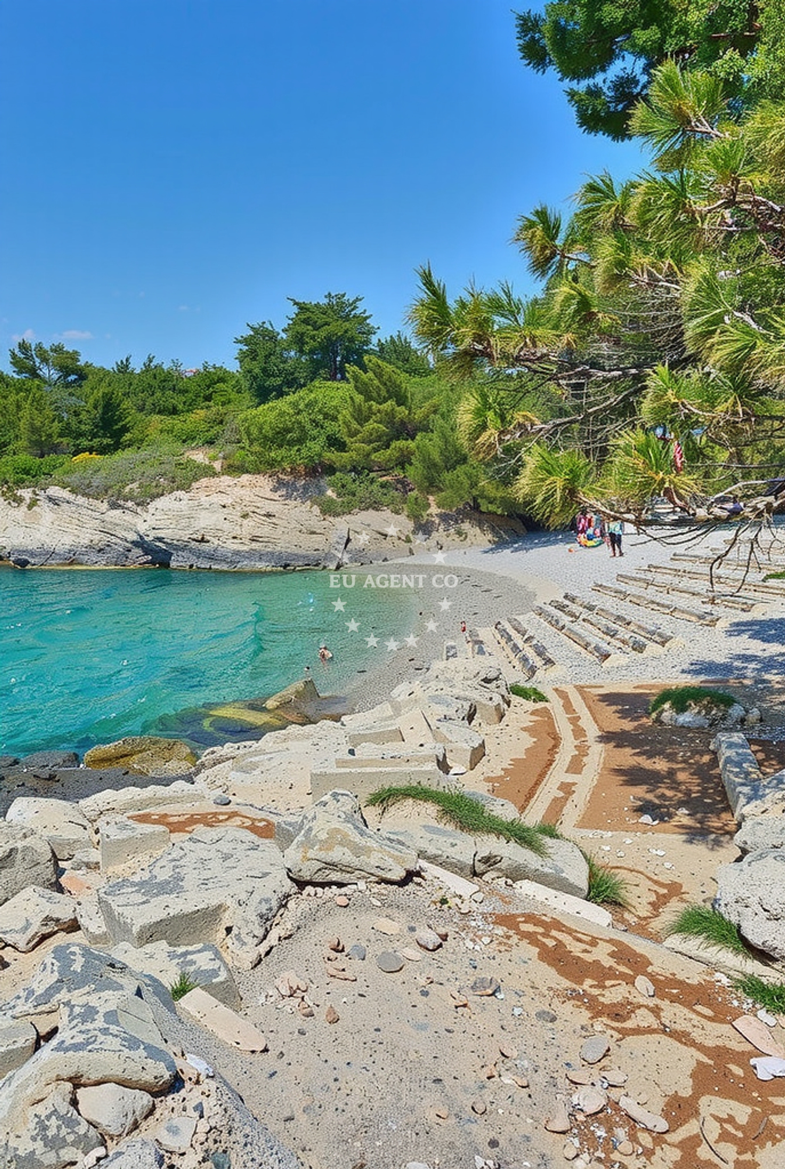 Additional view of Plovanije beach in 218 Selo 1, Premantura