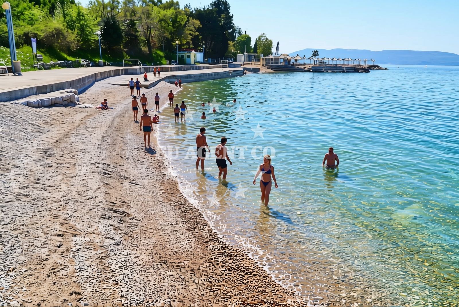 Additional view of Pod crkvu (Miramare), Njivice (Krk) Beach in Pod crkvu (Miramare)