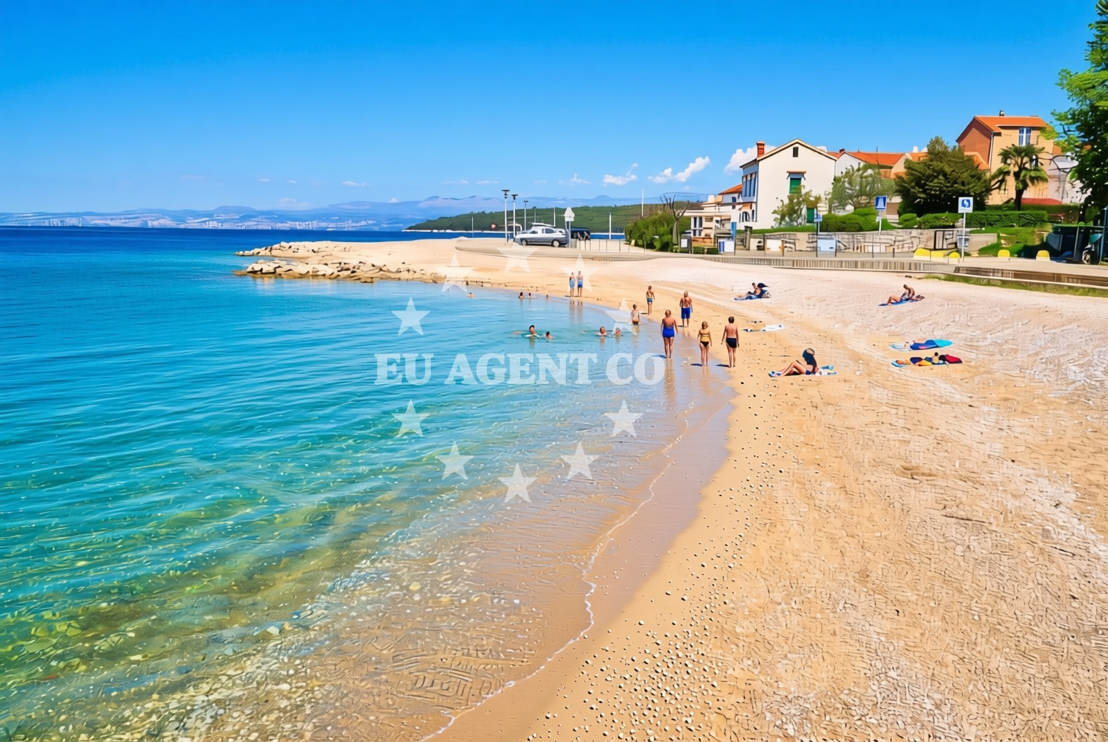 Additional view of Pod crkvu (Miramare), Njivice (Krk) Beach in Pod crkvu (Miramare)
