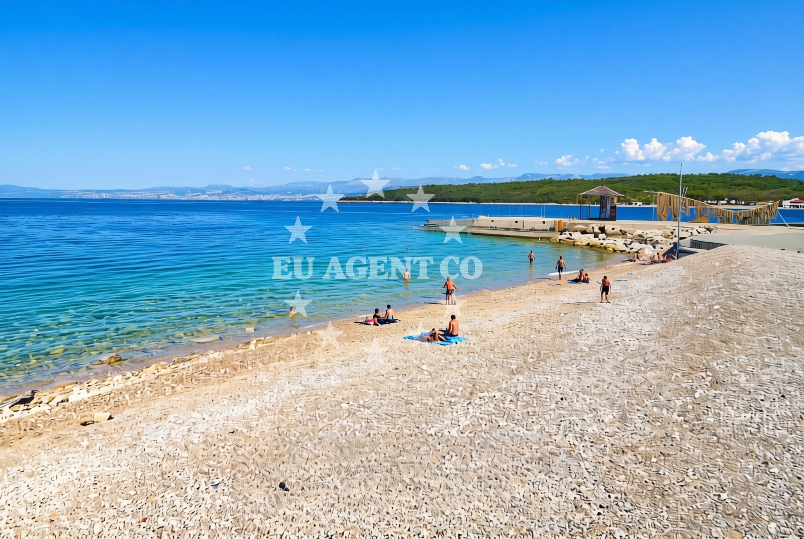 Additional view of Pod crkvu (Miramare), Njivice (Krk) Beach in Pod crkvu (Miramare)