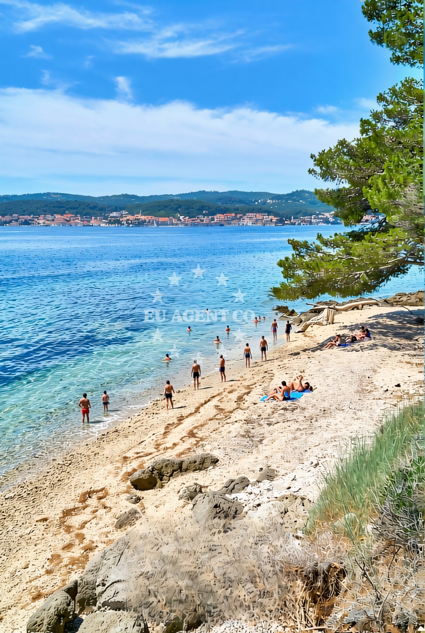 Sea and coastal view of Pod Gospu sredina 1, Orebić Beach in Pod Gospu sredina 1