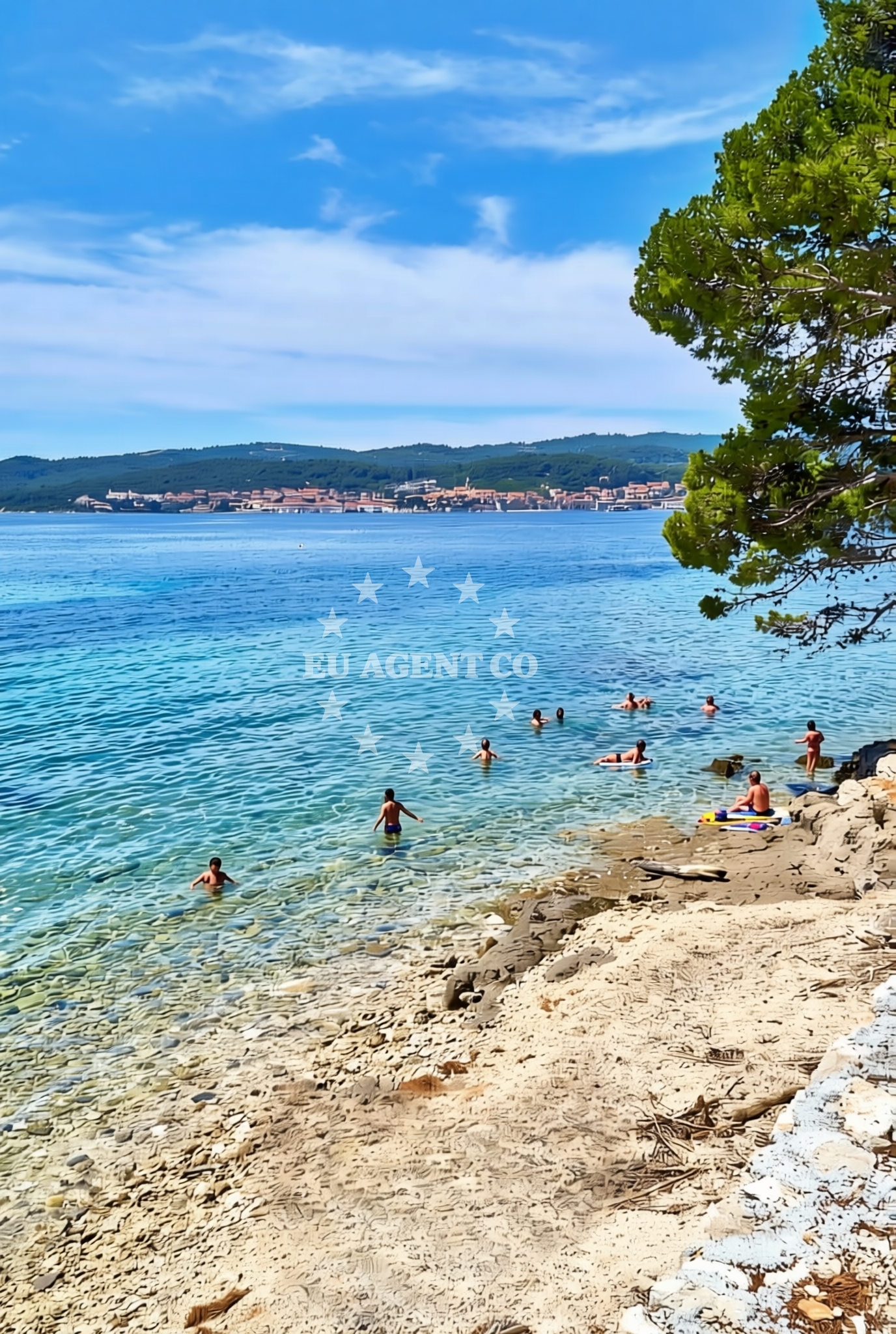 Sea and coastal view of Pod Gospu sredina 2, Orebić Beach in Pod Gospu sredina 2