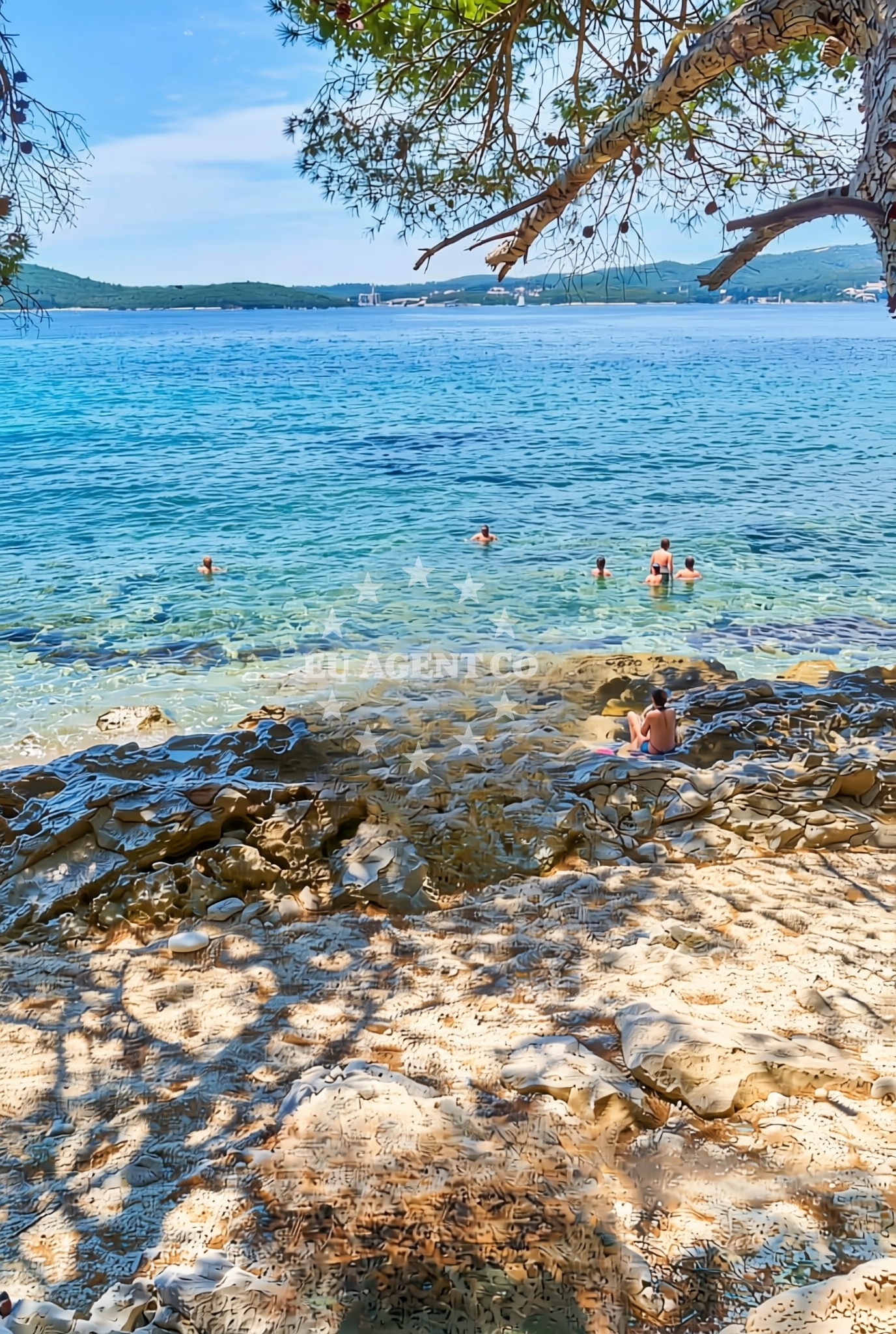 Sea and coastal view of Pod Gospu sredina 3, Orebić Beach in Pod Gospu sredina 3