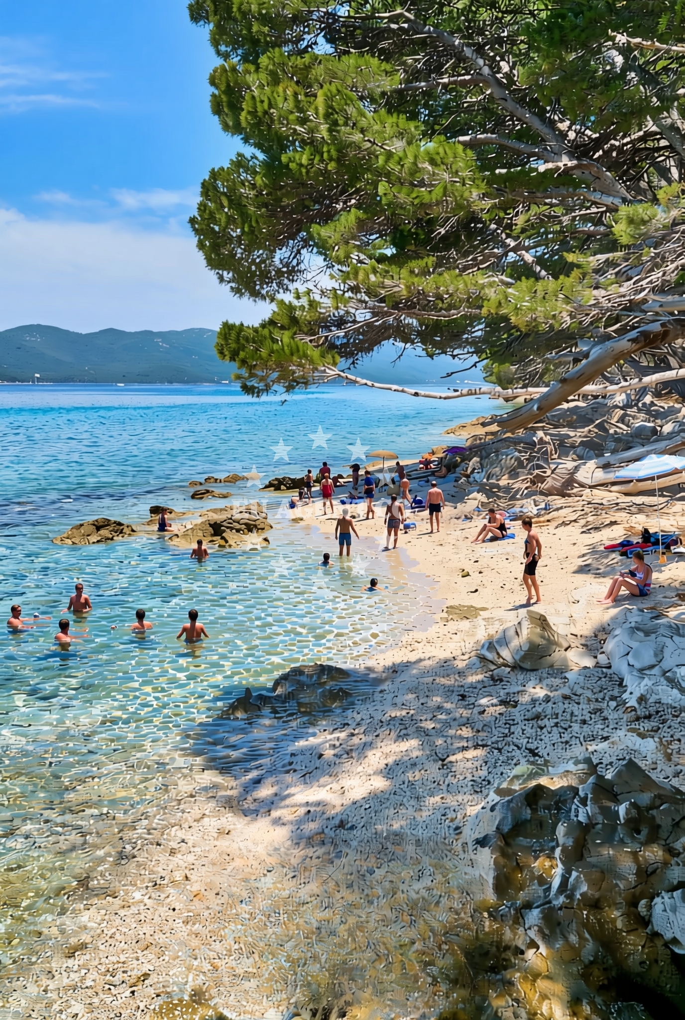 Beach facilities and surroundings at Pod Gospu sredina 3, Orebić Beach in Pod Gospu sredina 3
