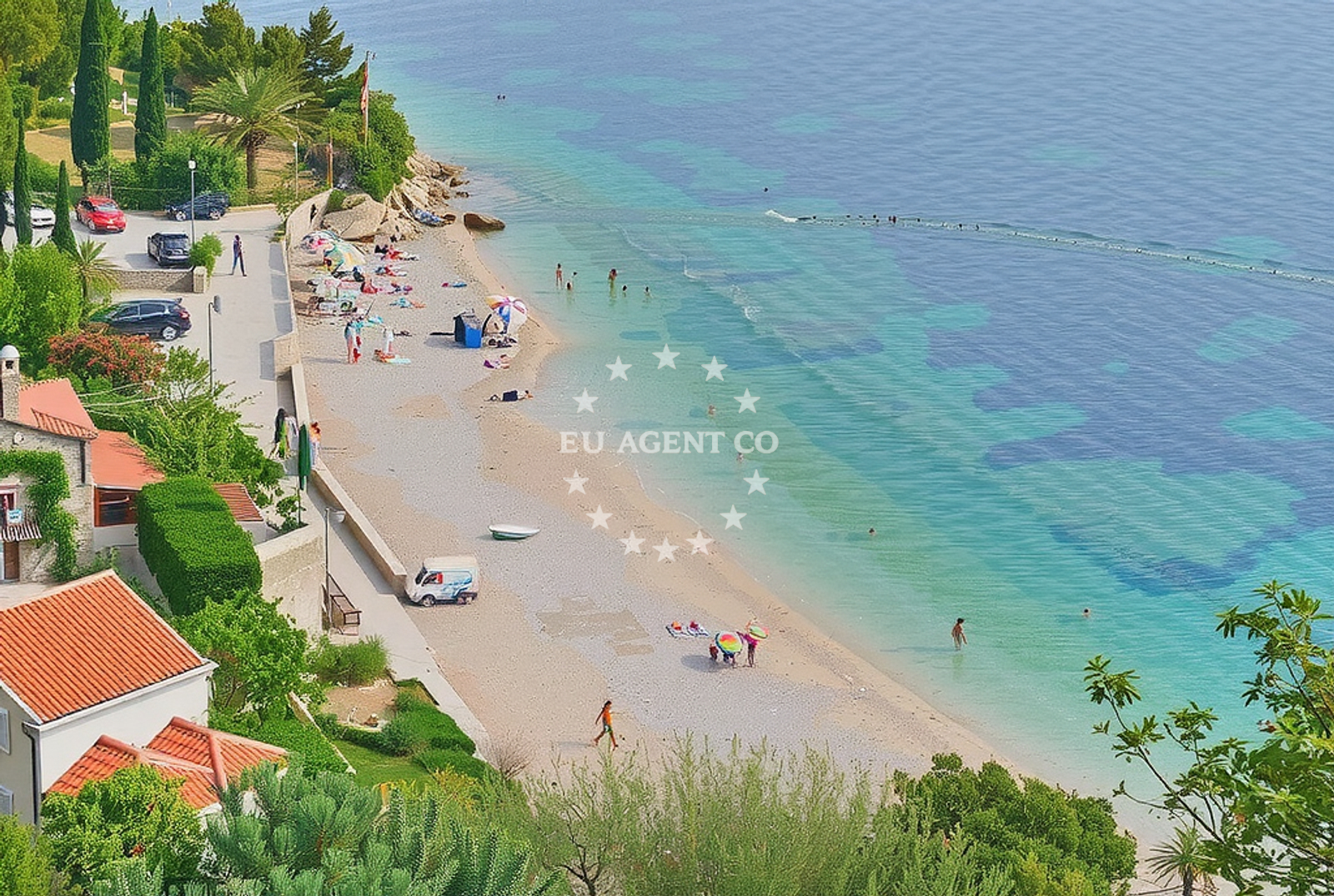 Additional view of Pod Maslovo beach in Plat 18, Mlini