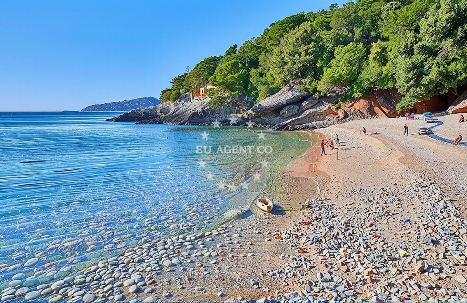 Additional view of Pod Sadic beach in Ustrine 38, Ustrine