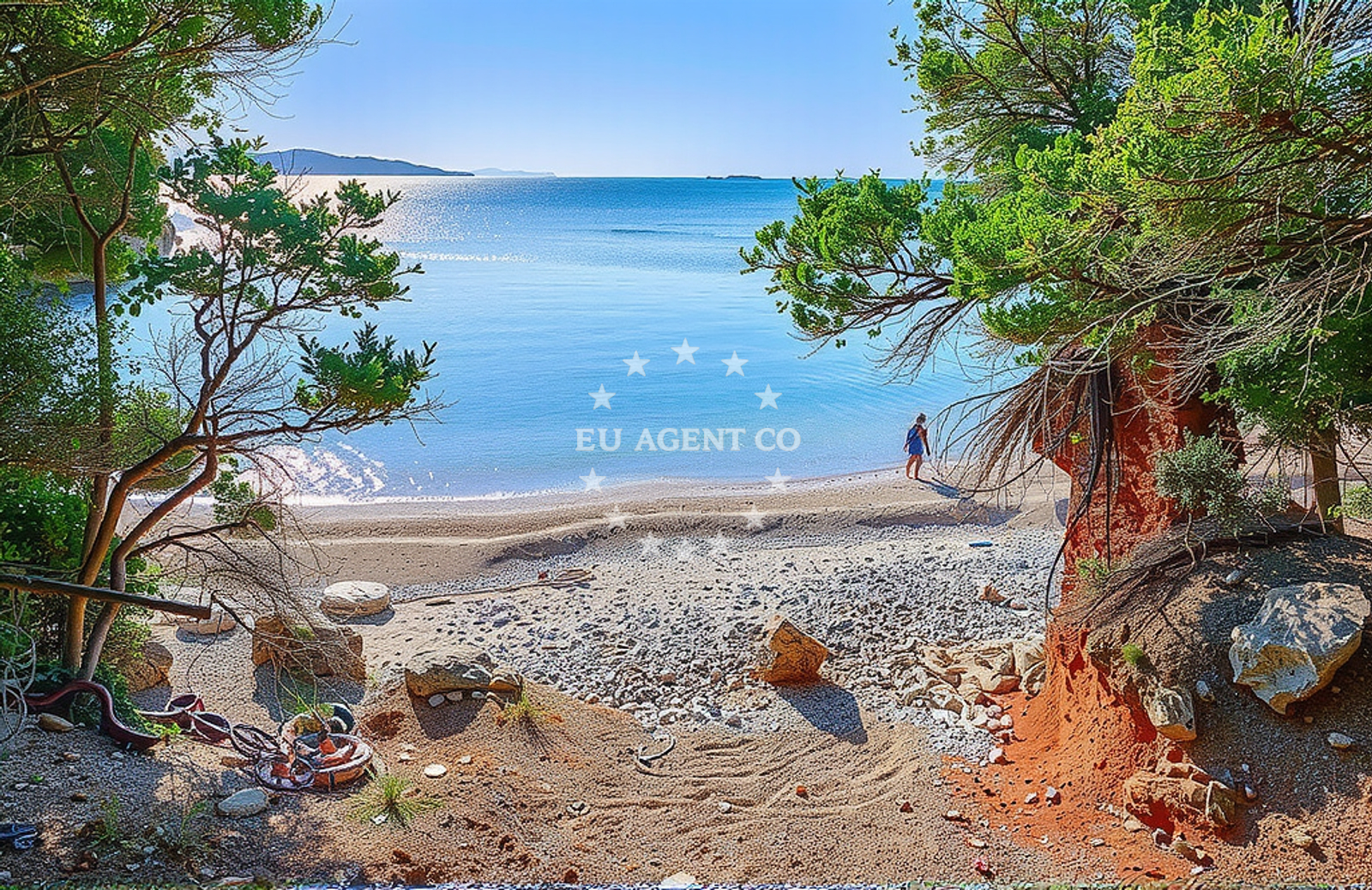 Additional view of Pod Sadic beach in Ustrine 38, Ustrine