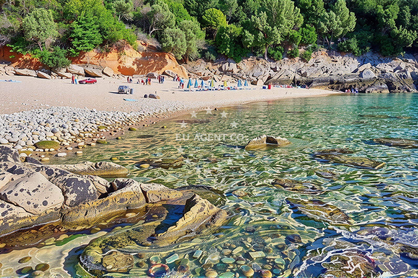 Additional view of Pod Sadic beach in Ustrine 38, Ustrine
