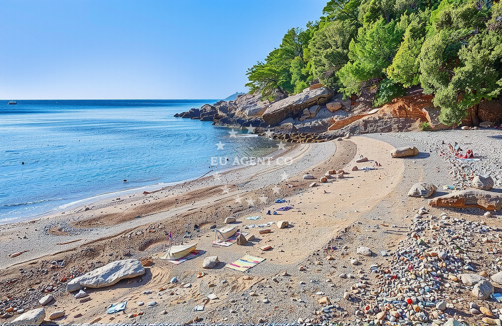 Additional view of Pod Sadic beach in Ustrine 38, Ustrine