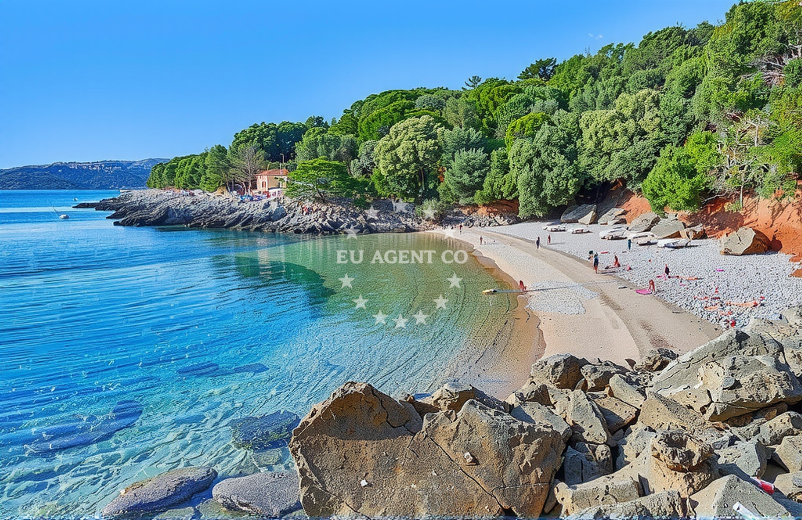 Additional view of Pod Sadic beach in Ustrine 38, Ustrine