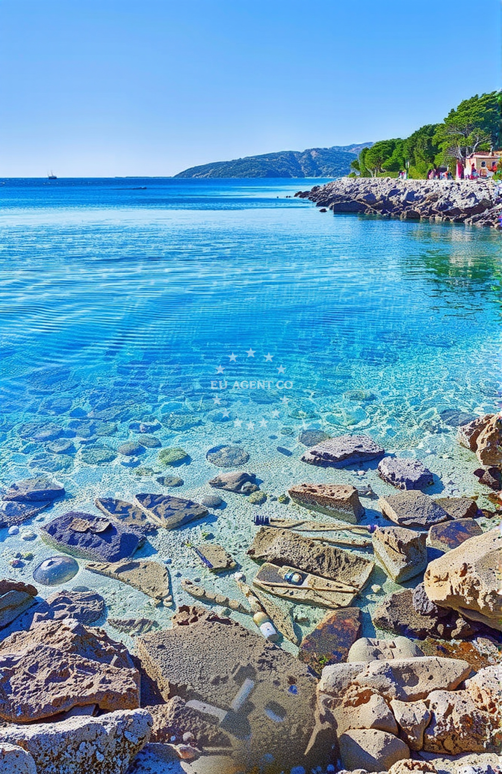 Additional view of Pod Sadic beach in Ustrine 38, Ustrine
