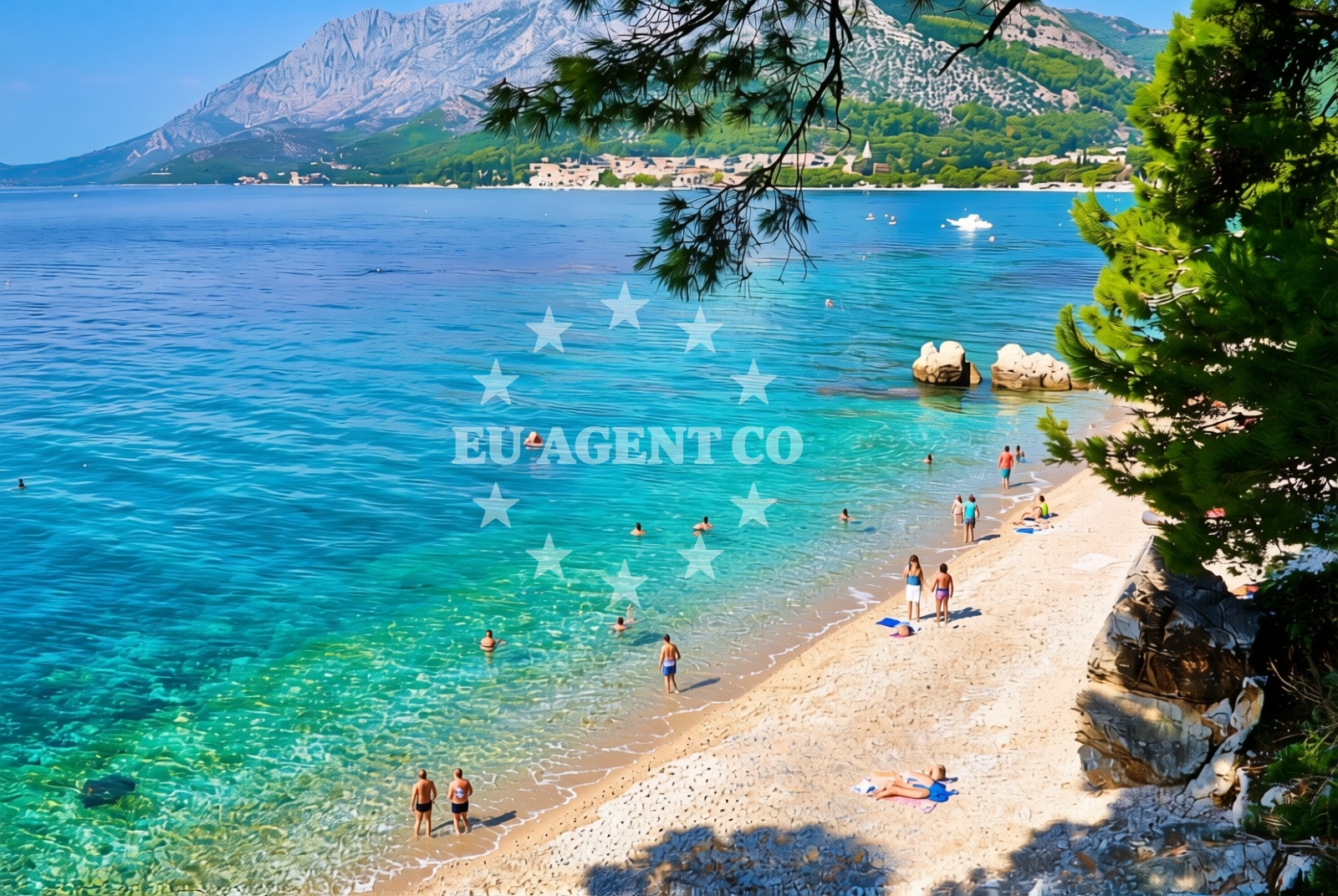 Shoreline and swimming area at Podaca: beaches and coves (12) in Podaca