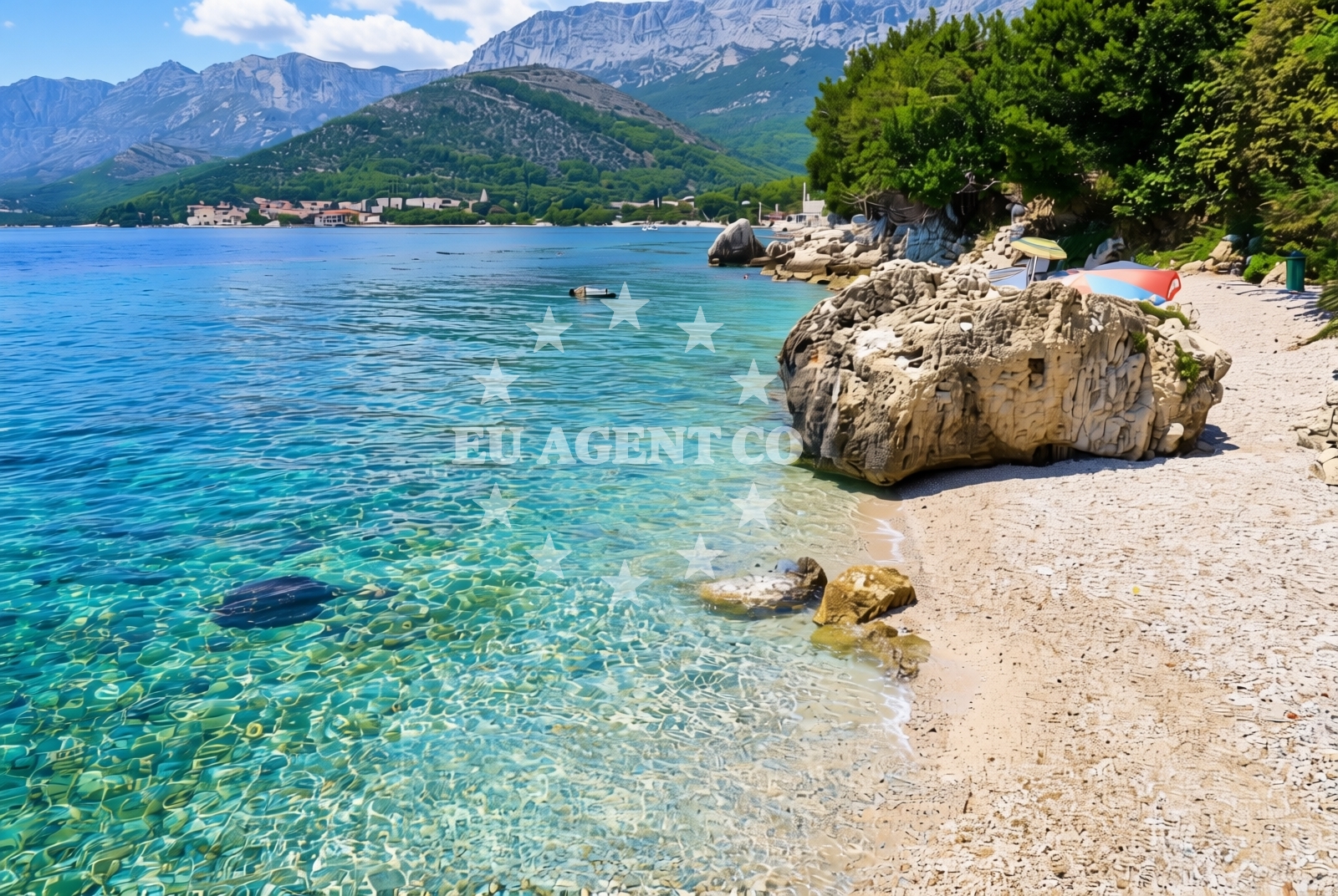 Sea and coastal view of Podaca: beaches and coves (12) in Podaca