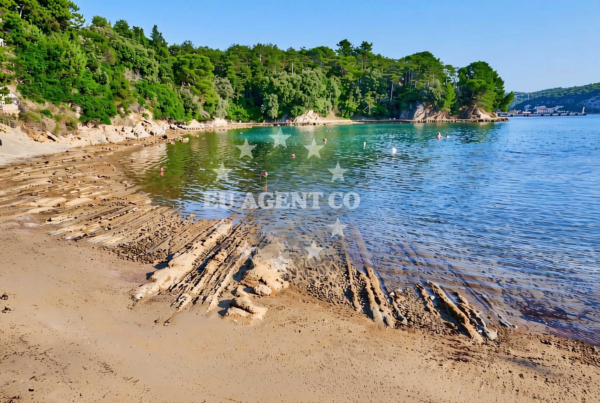 Additional view of Podfranovo sjever, Lopar (Rab) Beach in Podfranovo sjever