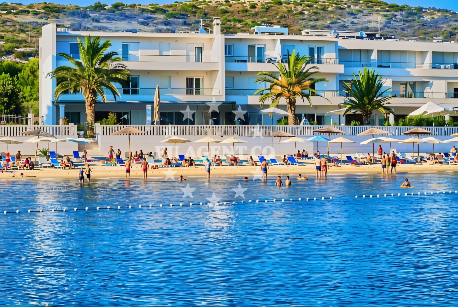 Overview of Podglavica: beaches and coves (2) in Podglavica