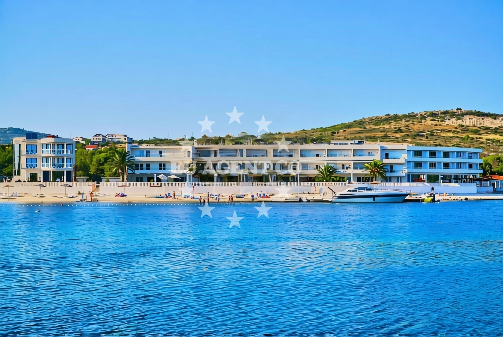 Sea and coastal view of Podglavica: beaches and coves (2) in Podglavica
