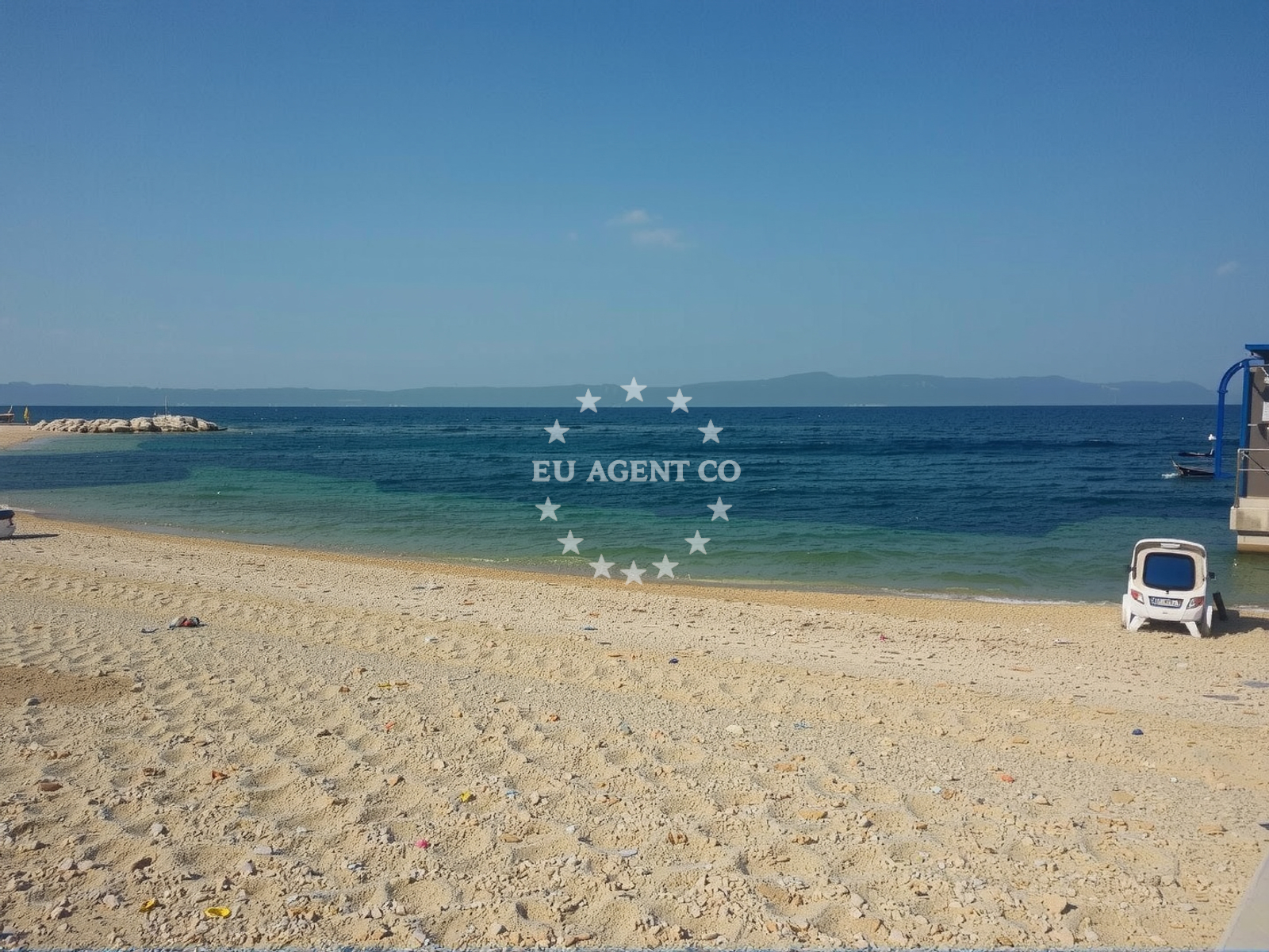 Beach facilities and surroundings at Podgora beach in Put Sv. Vicenca 3 2, Podgora