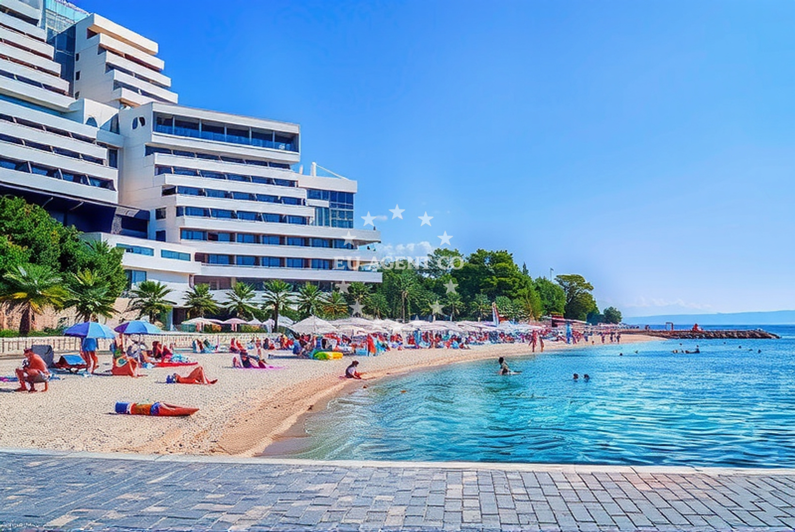Additional view of Podgora beach in Put Sv. Vicenca 3 2, Podgora