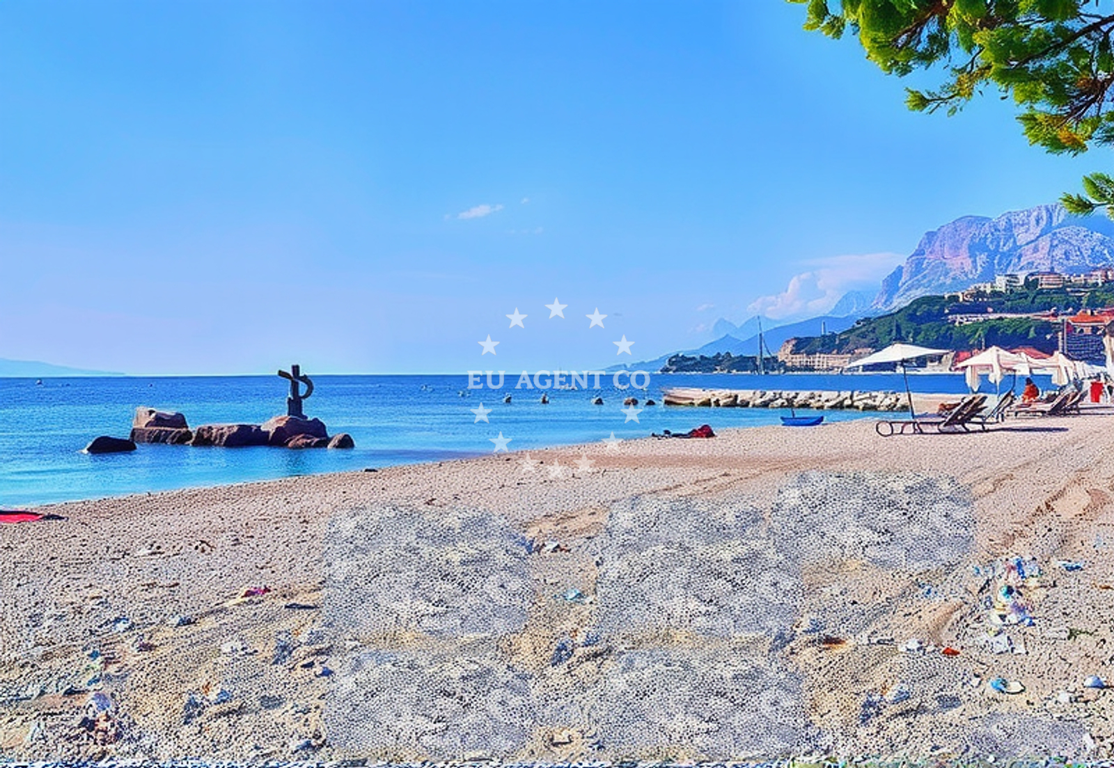 Additional view of Podgora beach in Put Sv. Vicenca 3 2, Podgora