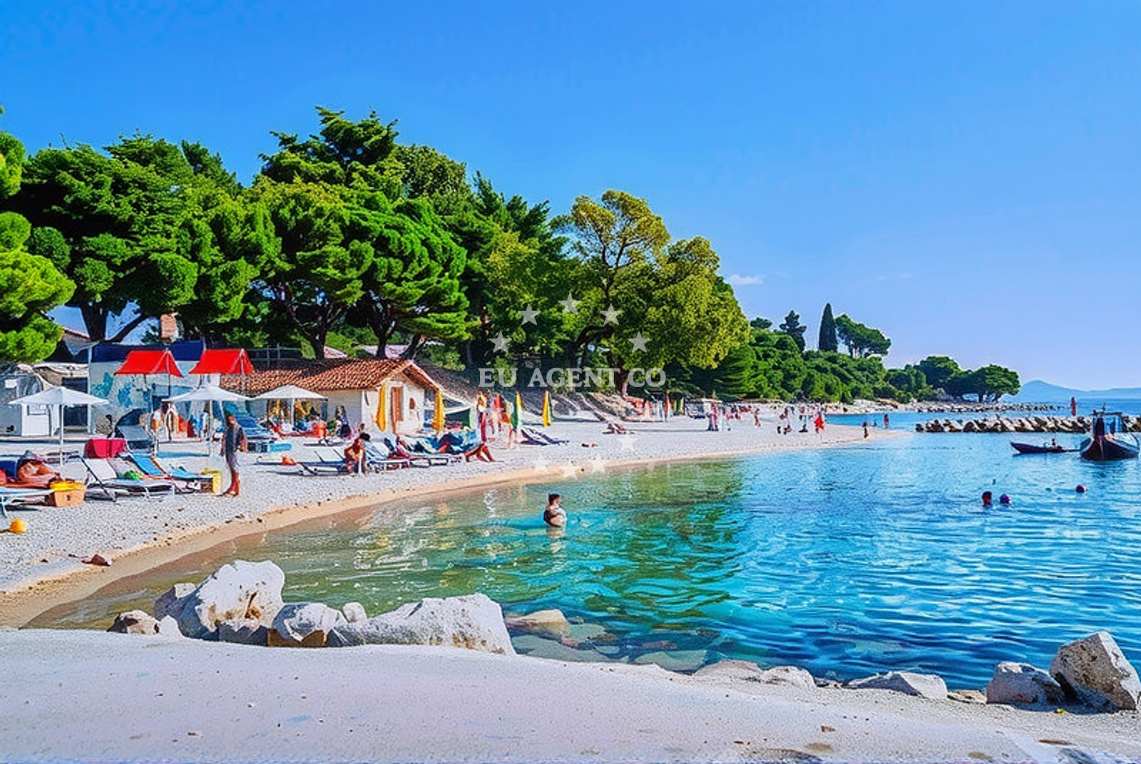 Additional view of Podgora beach in Put Sv. Vicenca 3 2, Podgora