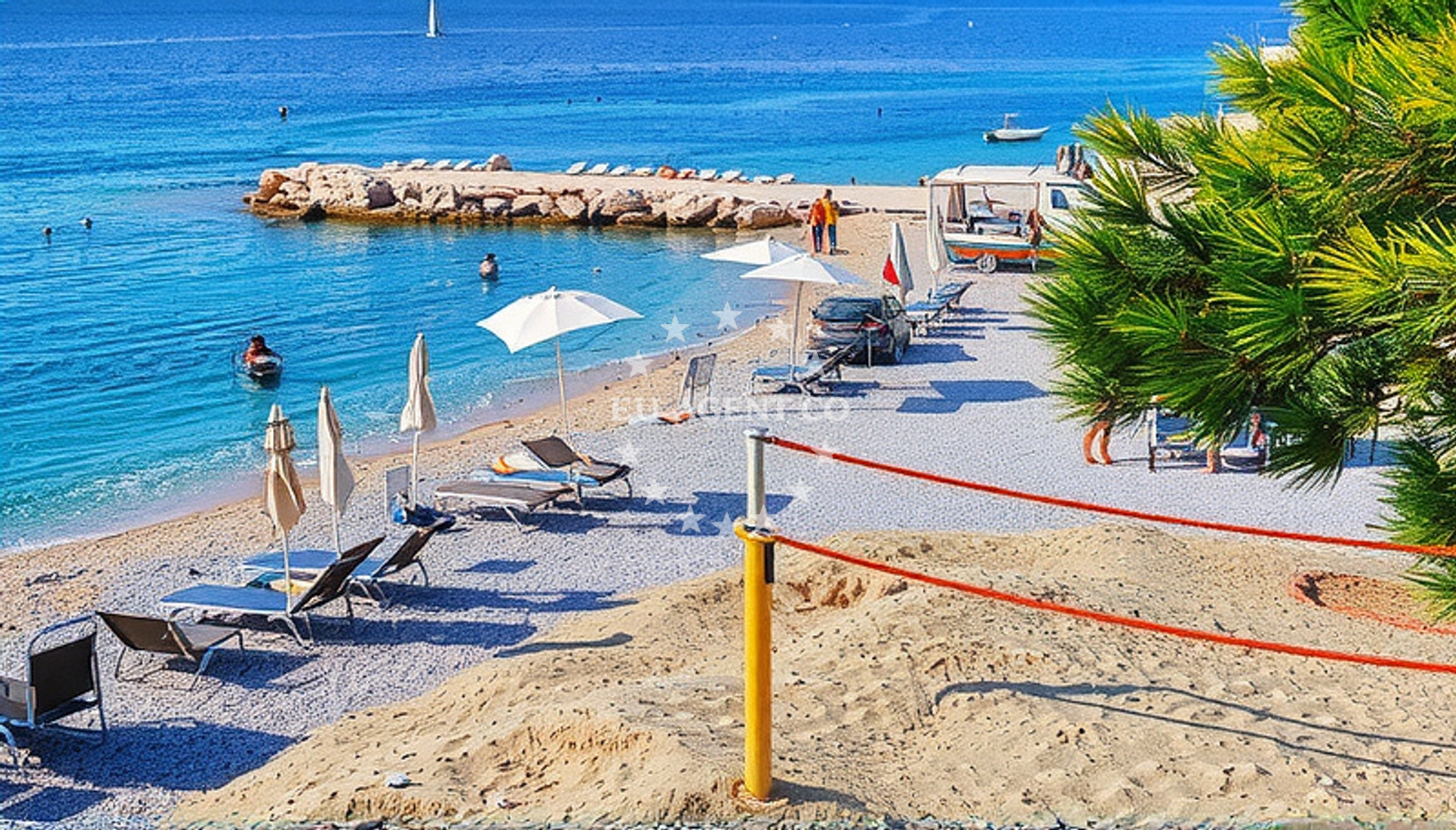 Additional view of Podgora beach in Put Sv. Vicenca 3 2, Podgora