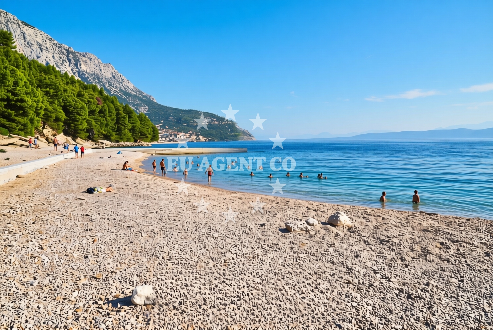 Overview of Podgora: beaches and coves (13) in Podgora
