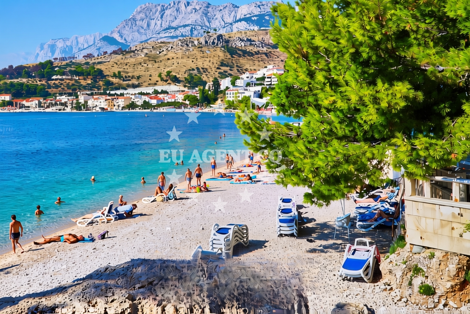 Additional view of Podgora, Podgora Beach in Podgora