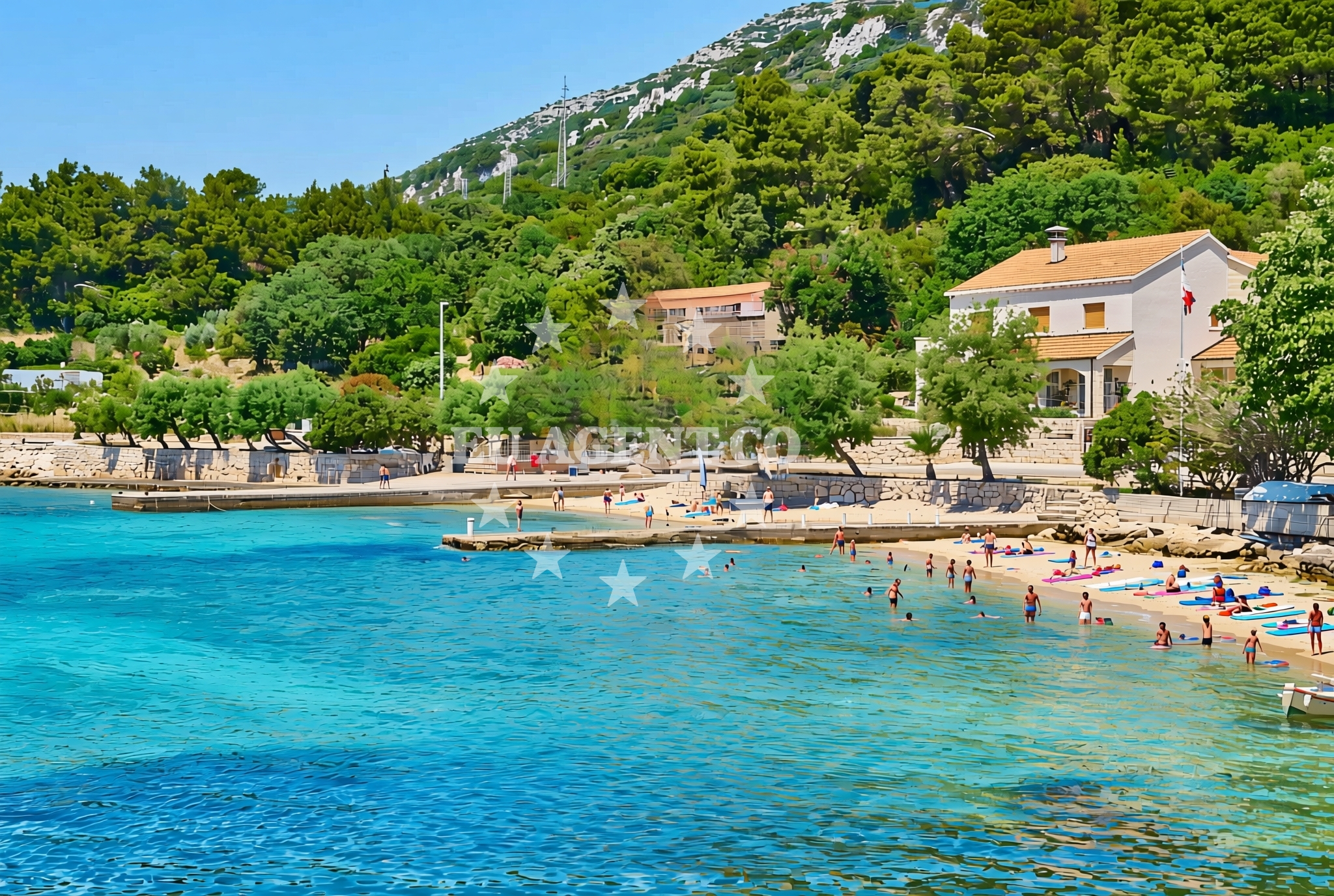 Shoreline and swimming area at Podgorje (Orebić): beaches and coves (2) in Podgorje (Orebić)