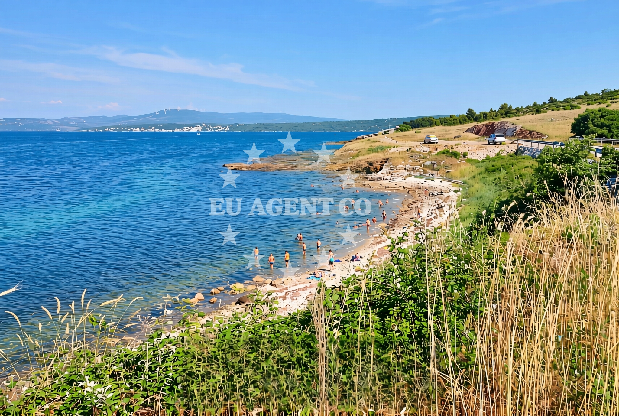 Overview of Podgradina (Posedarje): beaches and coves (7) in Podgradina (Posedarje)