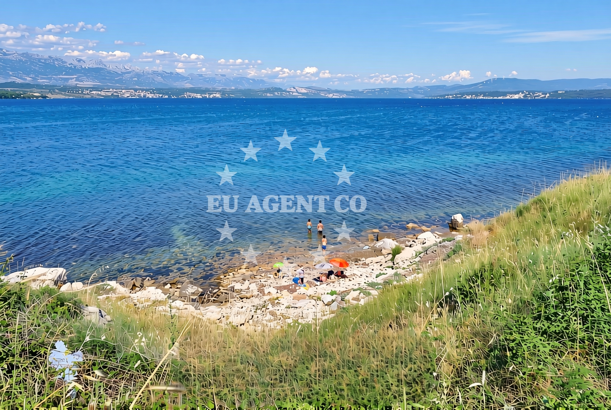 Shoreline and swimming area at Podgradina (Posedarje): beaches and coves (7) in Podgradina (Posedarje)