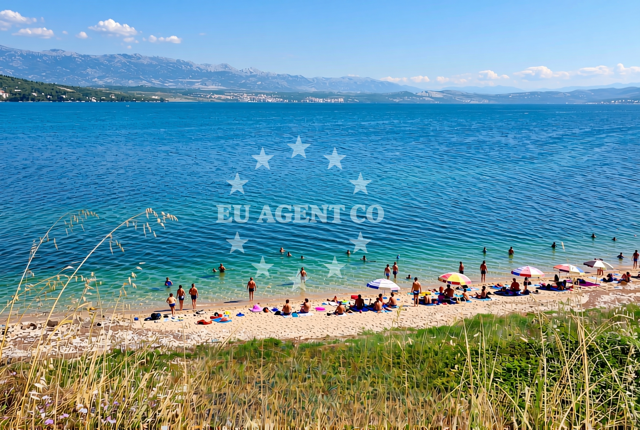 Sea and coastal view of Podgradina (Posedarje): beaches and coves (7) in Podgradina (Posedarje)