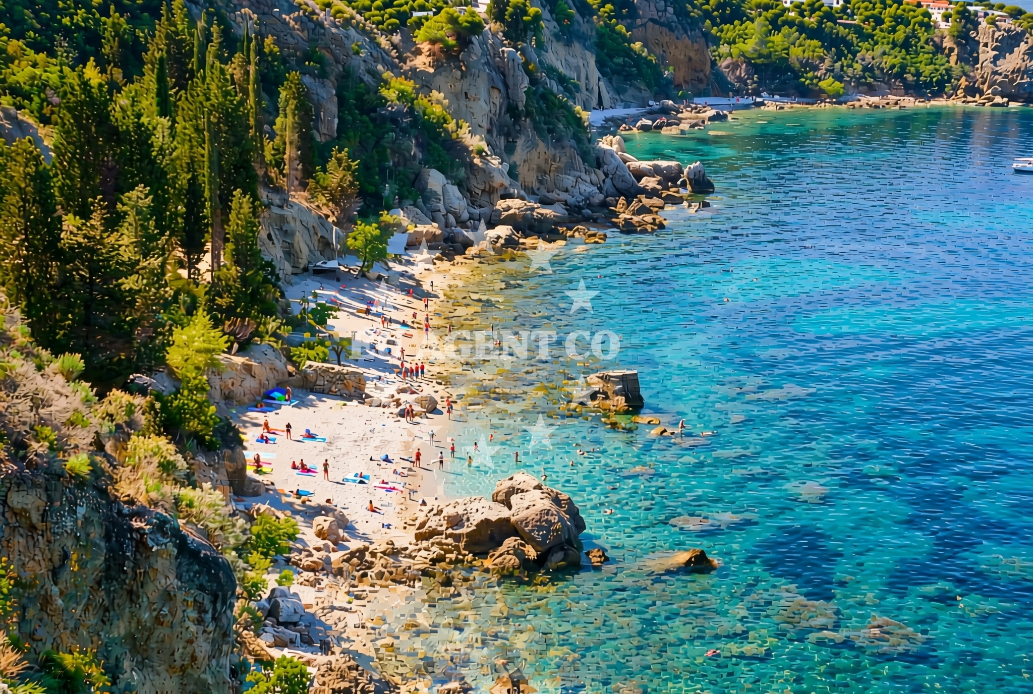 Overview of Podhumlje (Vis): beaches and coves in Podhumlje (Vis)
