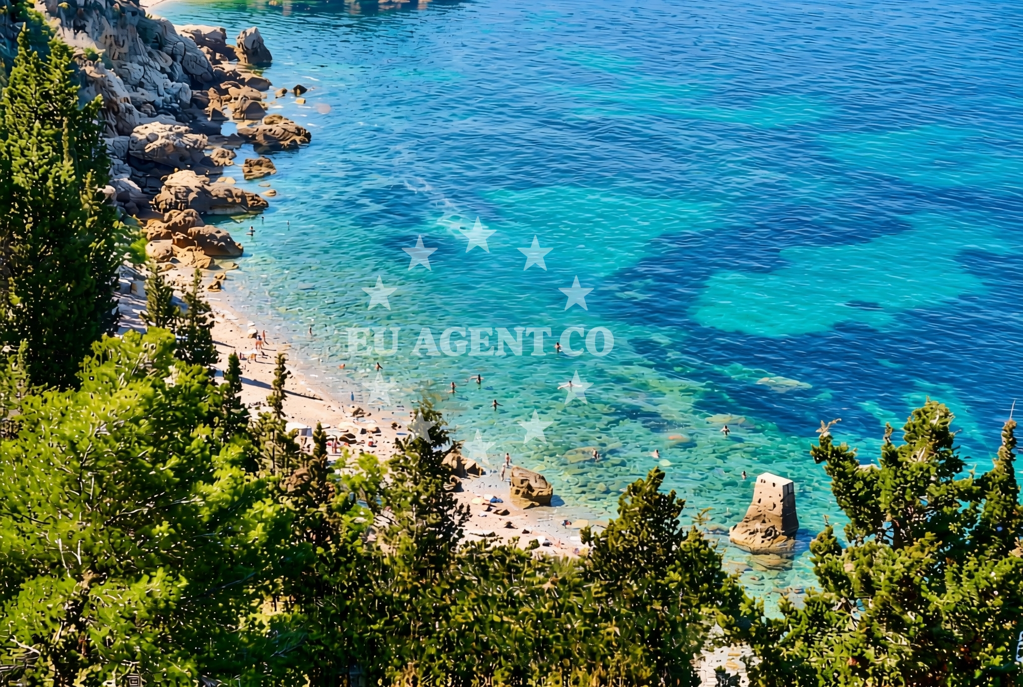 Additional view of Podhumlje (Vis): beaches and coves in Podhumlje (Vis)
