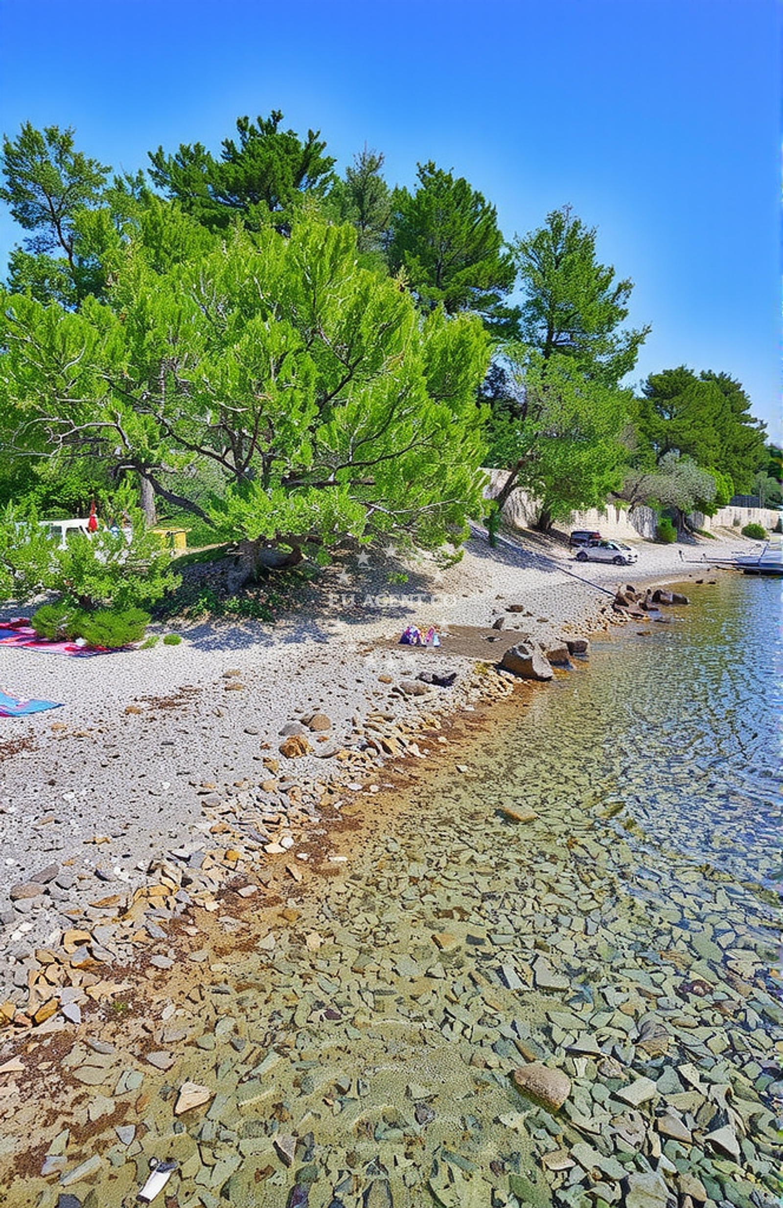 Additional view of Podkamenica beach in , Nečujam