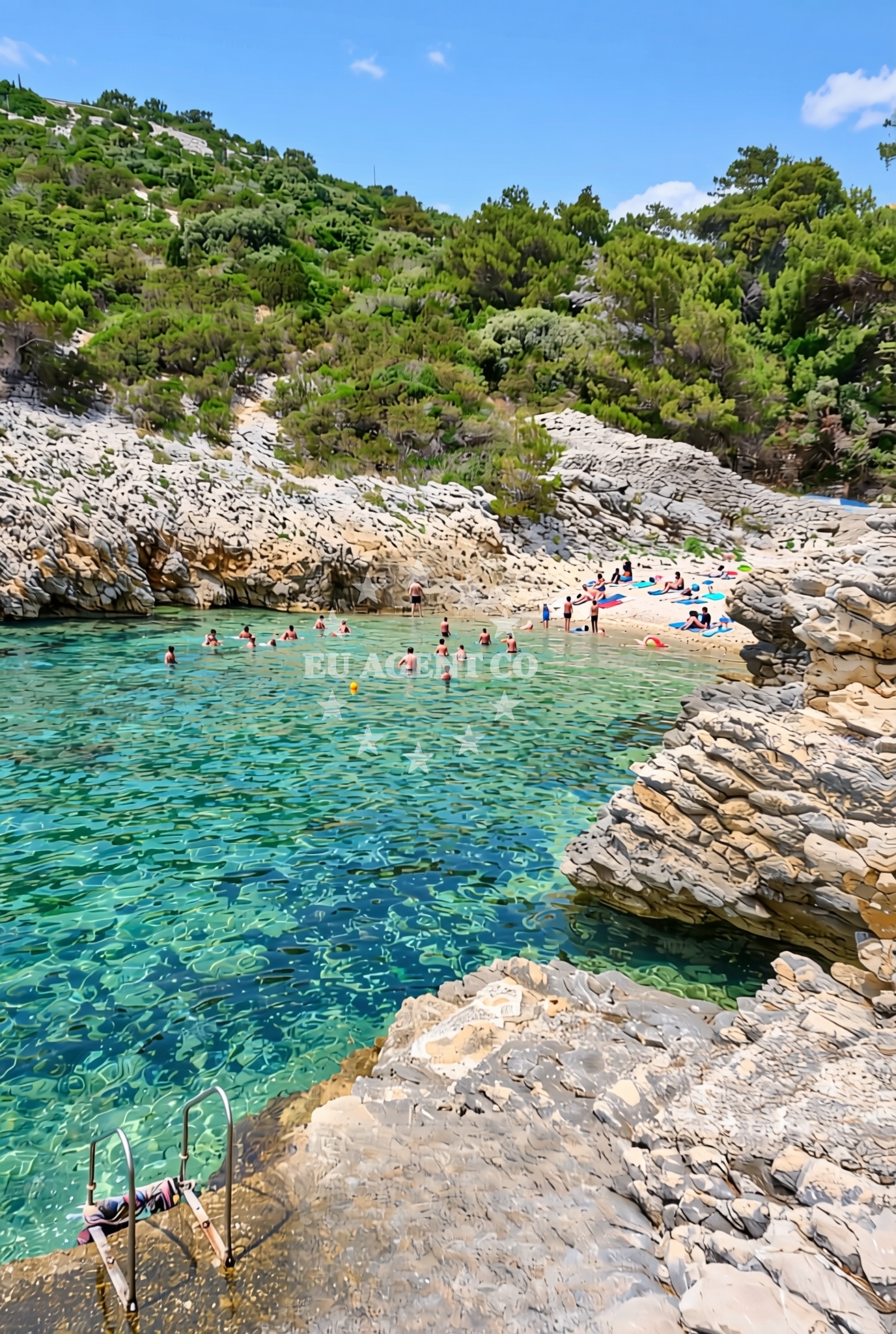 Beach facilities and surroundings at Podobuče: beaches and coves (2) in Podobuče