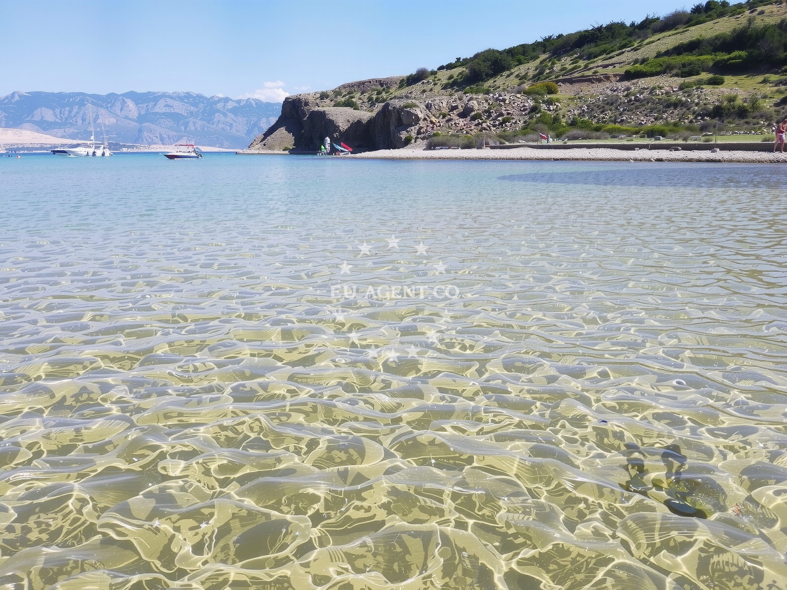 Sea and coastal view of Podsilo beach in Lopar 358, Lopar