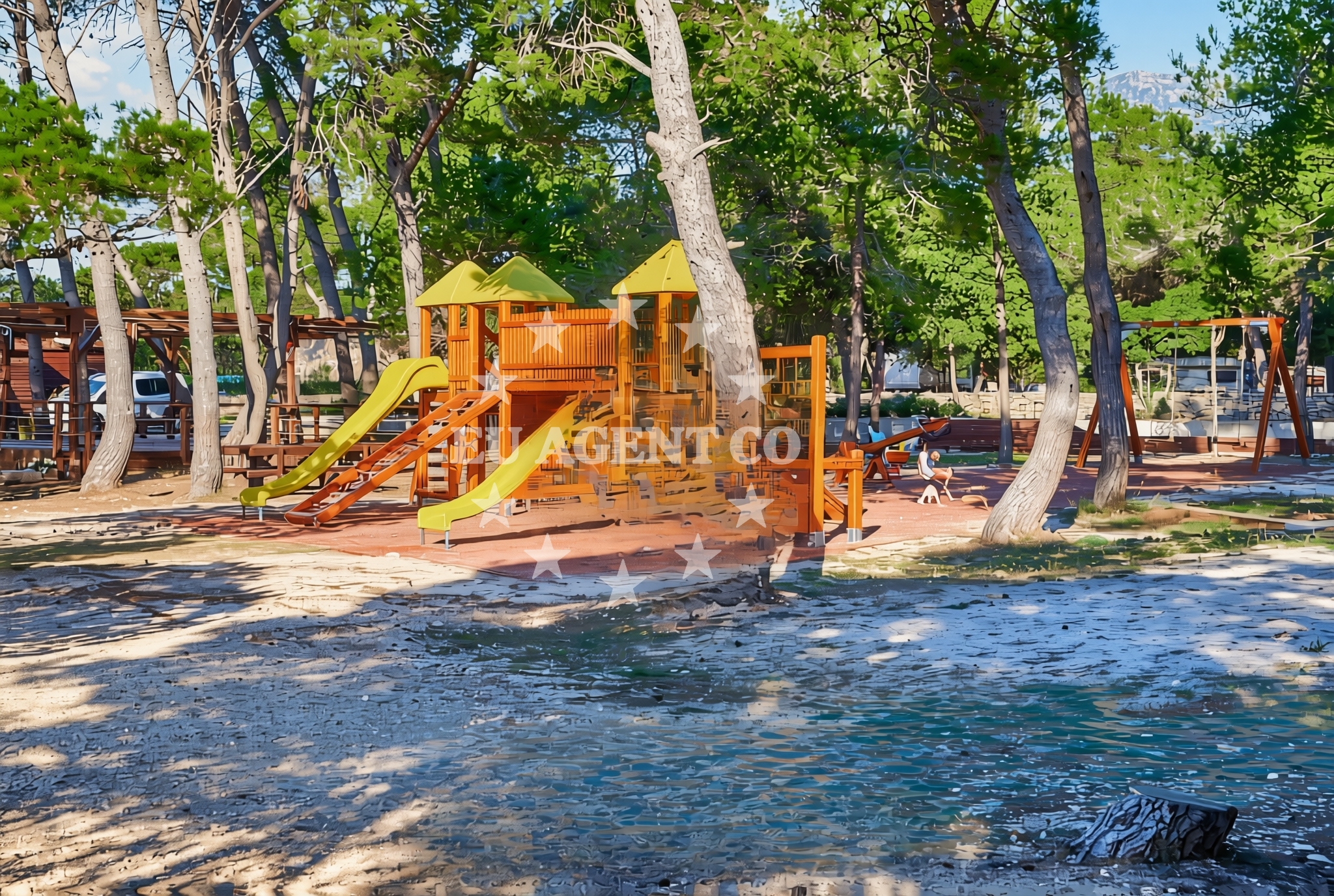 Sea and coastal view of Podšpinata, Veli Rat (Dugi otok) Beach in Podšpinata