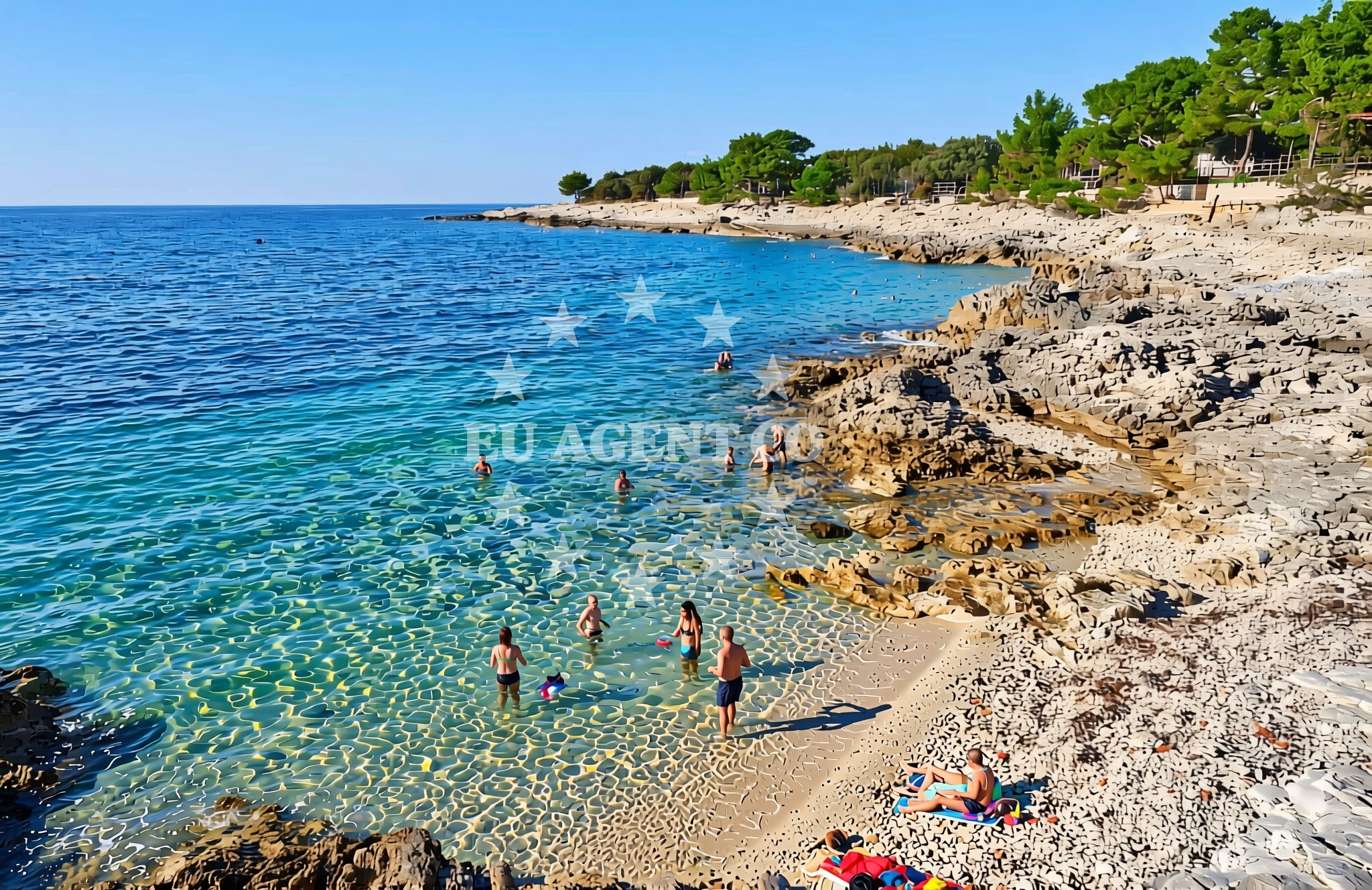 Additional view of Podšpinata, Veli Rat (Dugi otok) Beach in Podšpinata