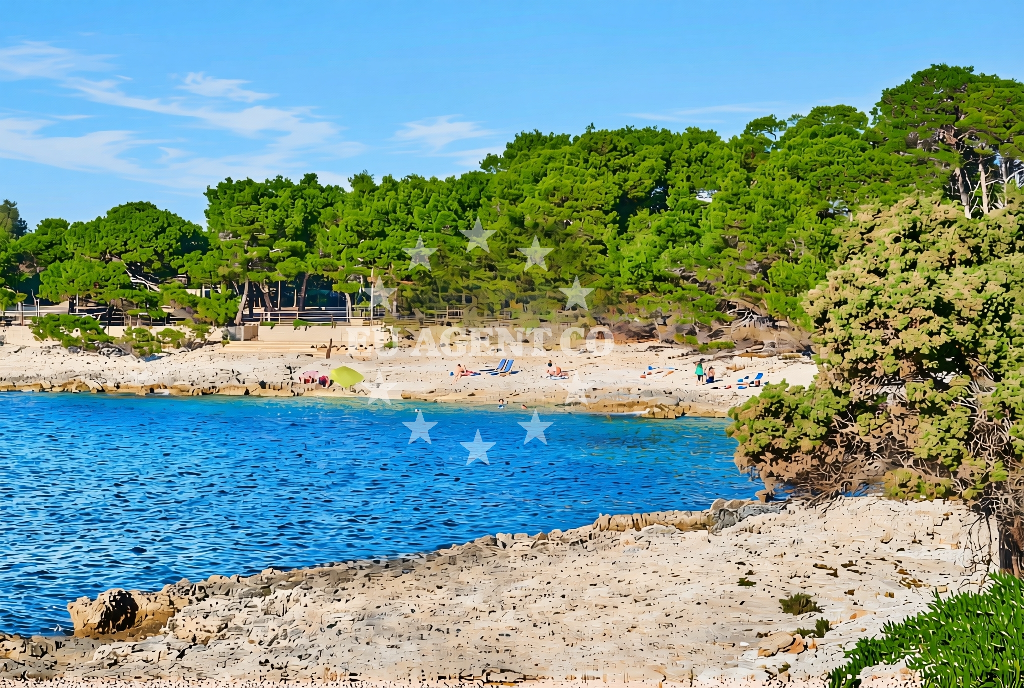 Additional view of Podšpinata, Veli Rat (Dugi otok) Beach in Podšpinata