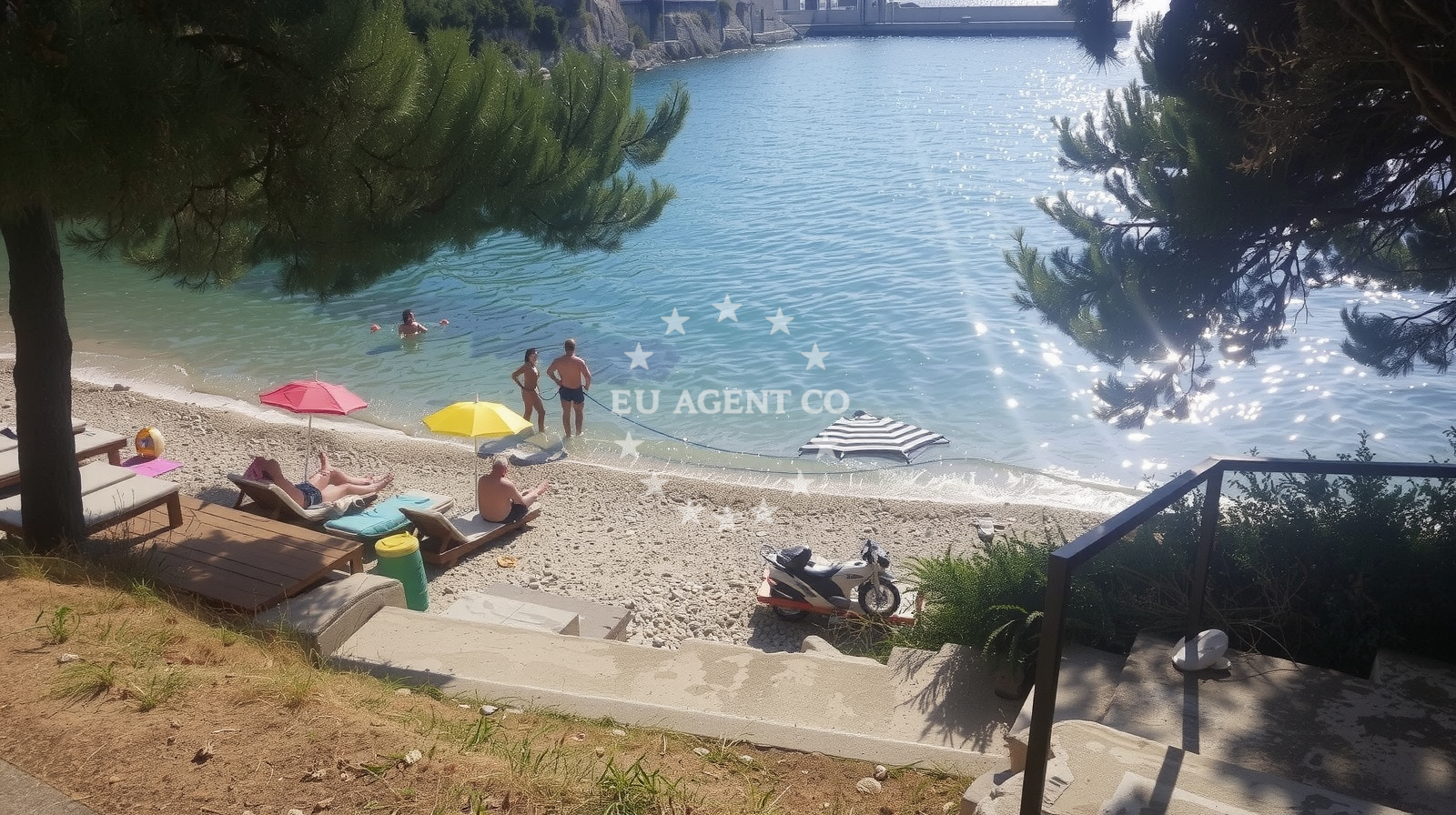 Additional view of Podstine beach in Ivana Božitkovića 21, Hvar